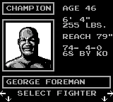 Foreman For Real gameplay screenshot on Game Boy