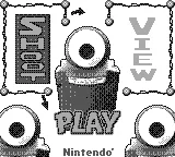 Game Boy Camera Gold gameplay screenshot on Game Boy
