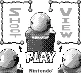 Game Boy Camera gameplay screenshot on Game Boy