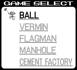 Game Boy Gallery gameplay screenshot on Game Boy