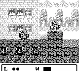 Gargoyle's Quest gameplay screenshot on Game Boy