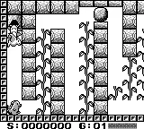 Godzilla gameplay screenshot on Game Boy