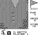 Golf Classic gameplay screenshot on Game Boy