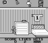 Home Alone gameplay screenshot on Game Boy