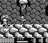 Hook gameplay screenshot on Game Boy