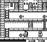 Hugo gameplay screenshot on Game Boy