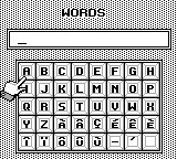 InfoGenius Productivity Pak: Berlitz French Translator gameplay screenshot on Game Boy