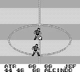 J-League Winning Goal gameplay screenshot on Game Boy