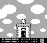 Kirby's Dream Land 2 gameplay screenshot on Game Boy