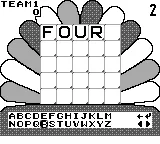 Lingo gameplay screenshot on Game Boy