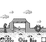 Lucky Luke gameplay screenshot on Game Boy