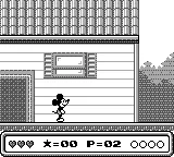 Mickey's Dangerous Chase gameplay screenshot on Game Boy
