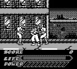 Mighty Morphin Power Rangers: The Movie gameplay screenshot on Game Boy