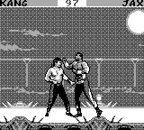 Mortal Kombat II gameplay screenshot on Game Boy