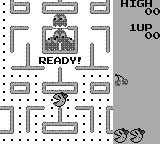Ms. Pac-Man gameplay screenshot on Game Boy