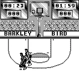 NBA All-Star Challenge 2 gameplay screenshot on Game Boy
