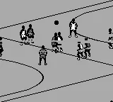 NBA Live 96 gameplay screenshot on Game Boy