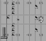 NFL Quarterback Club II gameplay screenshot on Game Boy