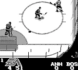 NHL Hockey 95 gameplay screenshot on Game Boy