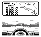 Nigel Mansell's World Championship gameplay screenshot on Game Boy