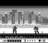 Ninja Gaiden Shadow gameplay screenshot on Game Boy