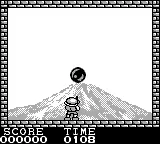 Pang gameplay screenshot on Game Boy