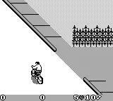 Paperboy 2 gameplay screenshot on Game Boy