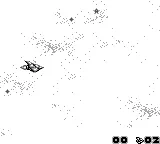 Parodius gameplay screenshot on Game Boy
