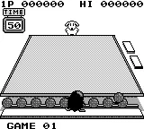 Penguin Wars gameplay screenshot on Game Boy