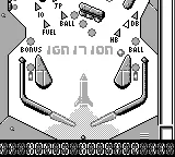 Pinball Dreams gameplay screenshot on Game Boy