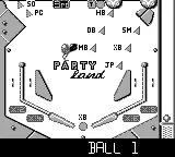 Pinball Fantasies gameplay screenshot on Game Boy