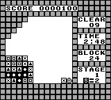 Plotting gameplay screenshot on Game Boy