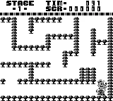 Popeye gameplay screenshot on Game Boy