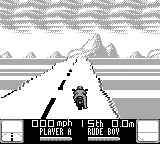 Road Rash gameplay screenshot on Game Boy