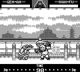 Samurai Shodown gameplay screenshot on Game Boy