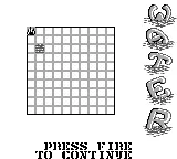 Sea Battle gameplay screenshot on Game Boy
