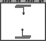 Serpent gameplay screenshot on Game Boy