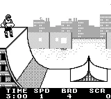 Skate or Die: Tour de Thrash gameplay screenshot on Game Boy