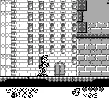 Spirou gameplay screenshot on Game Boy
