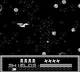 Star Trek: 25th Anniversary gameplay screenshot on Game Boy
