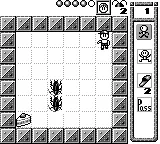Stop That Roach! gameplay screenshot on Game Boy