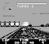 Street Racer gameplay screenshot on Game Boy