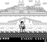Sumo Fighter: Tōkaidō Basho gameplay screenshot on Game Boy