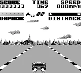 Super Chase H.Q. gameplay screenshot on Game Boy