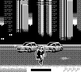 Superman gameplay screenshot on Game Boy