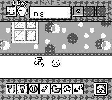 Tamagotchi gameplay screenshot on Game Boy