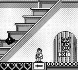 The Addams Family gameplay screenshot on Game Boy