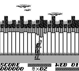 The Amazing Spider-Man gameplay screenshot on Game Boy