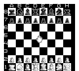 The New Chessmaster gameplay screenshot on Game Boy