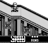 The Simpsons: Bart vs. the Juggernauts gameplay screenshot on Game Boy